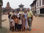 Visiting Rotarians from RC Attadale in Bhaktapur