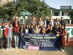 Girls Student of Padma Kanya Public School after receiving the sight glasses on Friday 13th of February by AG Santosh Sharma. RC Dillibazar made available the sight glasses for the girls.