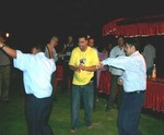 Members of RC Dillibazar Enjoying Dancing during Pot A Luck Program Organized on 5th of October 2005