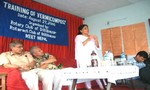 A Scene of Vermi Compost Training Organized by RC Dillibazar on Saturday 27th of August 2005. 52 Local Women of Baneswor Height Took Part in the Training  