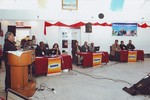 DG Dr. Tika Man Vaidya addressing to the participants in Rota Quiz 2009