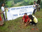 Tree plantation by Ann Sangita Vaidya