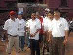 President Rtn. Mangal Man Bajracharya and other Rotarian of RCPDS in Walk for Health 2010