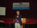 DG Rtn. Dr. Tika Man Vaidya addressing TRF Stewardship Seminar 2008 on 18th Nov 08