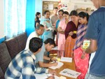 Registering name for Pap smear test