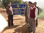 Site of safe drinking water project under Matching grant 