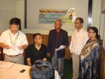 President Mangal Man introducing new member Nanendra Shrestha