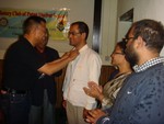 AG Jeetendra Rajbhandari pining Rotary pin to newly inducted member Narendra Shrestha 