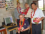 Hand over of computers to local school