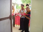 Inaugural of computer hand over by Doner Rotarain from Japan