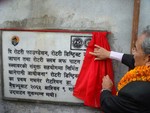 DG Dr. Tima Man Vaidya inaugurating Safe drinking water project on 25th Sept 08