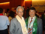 President Rtn. Mangal Man Bajracharya and President Elect Rtn. Bimal Lal Shrestha