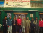 DG & DGN with other Rotarians in All Nepal Inter Rotary Table Tennis Championship 2009 