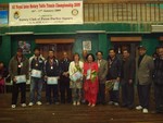 DG & DGN with winner group in All Nepal Inter Rotary Table Tennis Championship 2009 organized by RC Patan Durbar Square