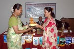 Token of appreciation presented to First Lady Sangita Vaidya