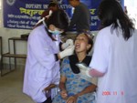 Dental camp at Dhapakhel