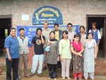 Group photo of Dental Camp on 9th Sept 06 at Balodaya Secondary School, Dhapakhel