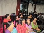 Spouses attending during DG official visit.