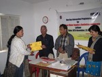 Certificate to participant in Water Supply & Sanitation awareness at Godamchour village.