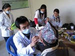 Dental camp hold in Godamchour village.