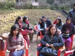 Enjoying Bingo in Family Picnic on 25th Dec 2010.