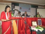 Acceptance speech by newly installed President Rtn. Minu Shrestha