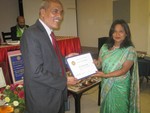 Hand over of PHF Pin and certificate to Spouse Sabina Pradhan 