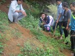 Rotaractor's participating in tree plantation program on 9th July 2016