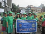 Spouse group participating rally on World Cerebral Palsy Day.