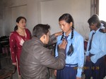 Rheumatic heart screening in Govt. School under MG project.