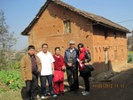 Rotarian and Ann in eye camp.