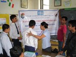 Rheumatic heart checkup camp in St. Xavier School, Godawari.
