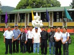 Rotarians, Medical team and Principal of St. Xavier School, Godawari during Rheumatic heart checkup on 20th July 2012. 