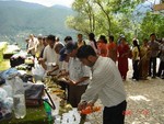 Lunch after tree plantation program