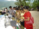 Lunch after tree plantation program