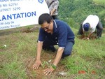 Tree plantation by Secretary Rtn. Sargat Vaidya