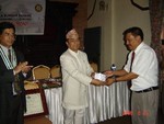 Token of love to Secretary Rtn. Sargat Vaidya