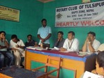 chair distribution function in the presence of local RC Tulshipur MG 69126